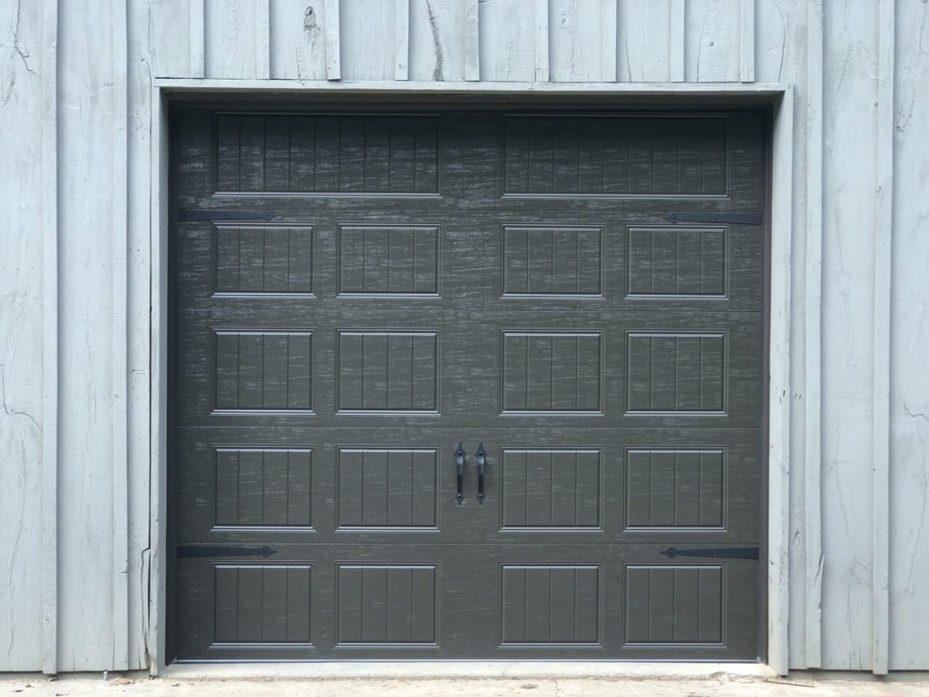 Black Carriage Garage Door